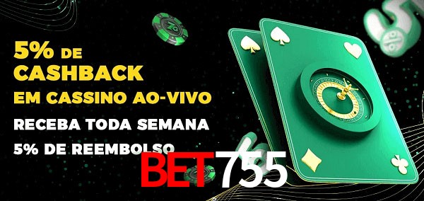 Promoções do cassino ao Vivo bet755